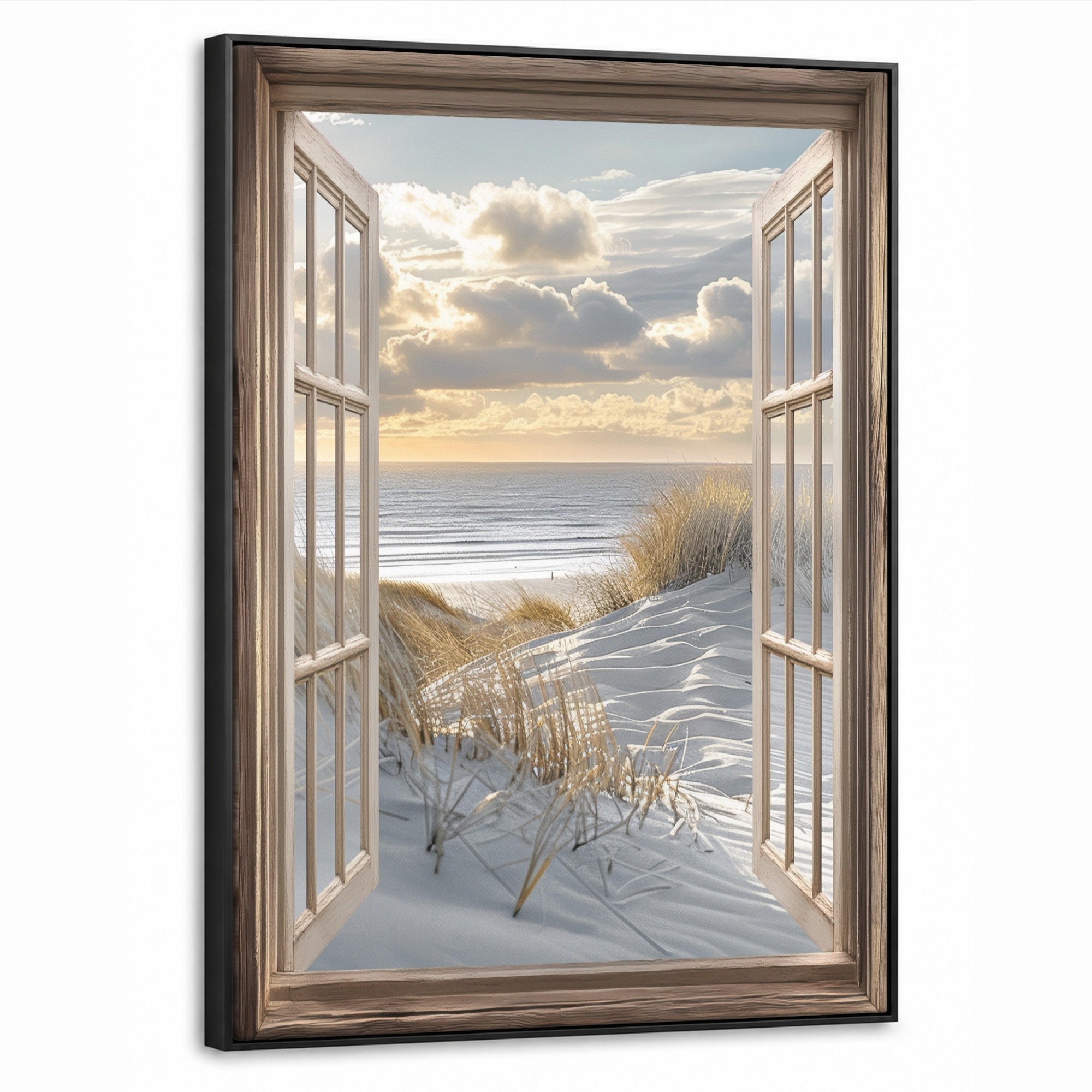 MuchoWow Leinwand Sand 60x80 cm