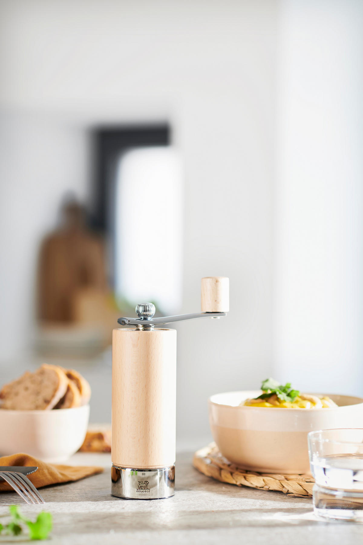 SALZMÜHLE Paris uSelect 18cm Buchenholz Natur Zirkonia-Mahlwerk - Braun, Holz (5.4/18/5.4cm) - PEUGEOT