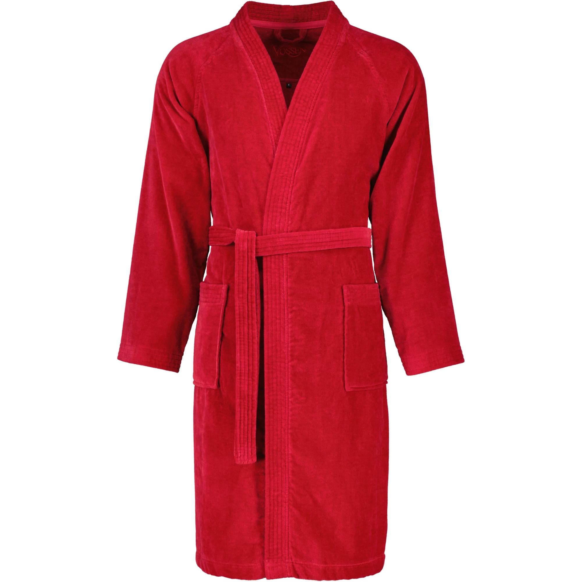 BADEMÄNTEL UNISEX KIMONO DALLAS RUBIN - 3900 - Rot, Textil (Snull) - Vossen