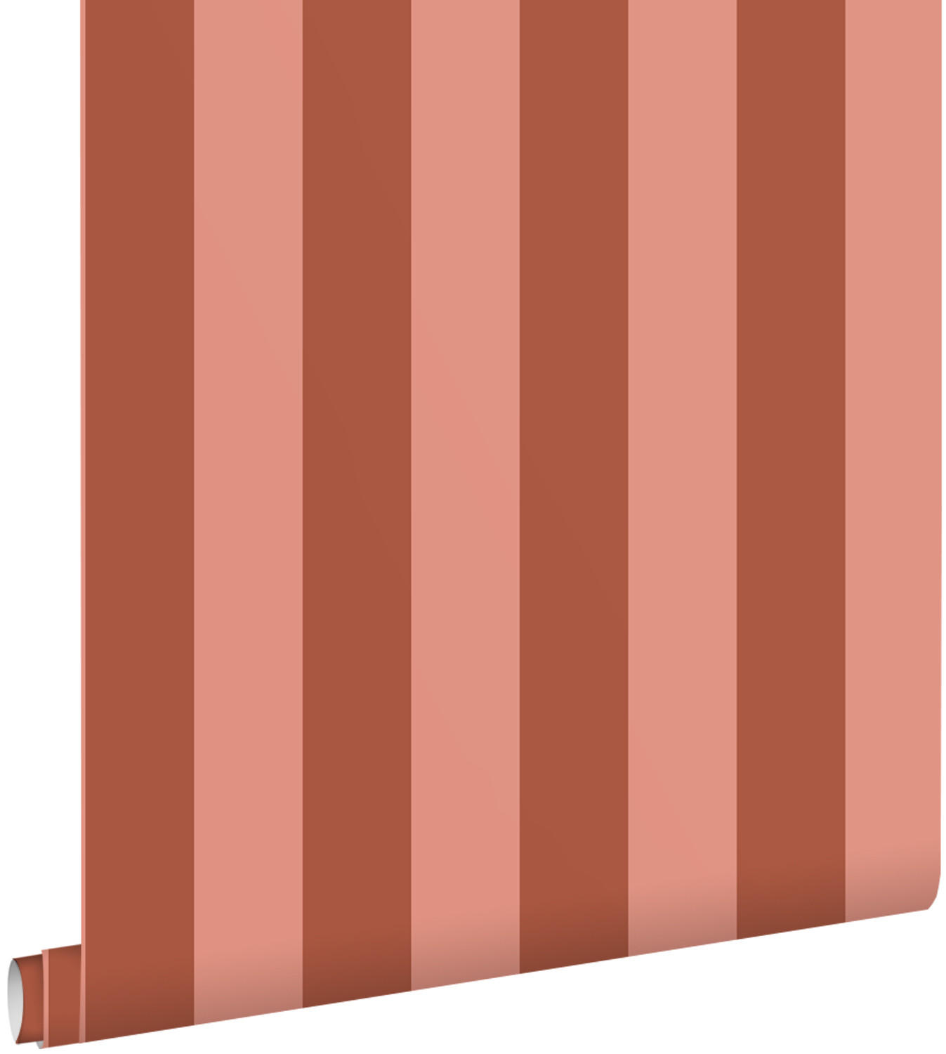 TAPETE Streifenmuster 0.53 x 10.05 m - Pink, Papier (53/1000cm) - ESTAhome