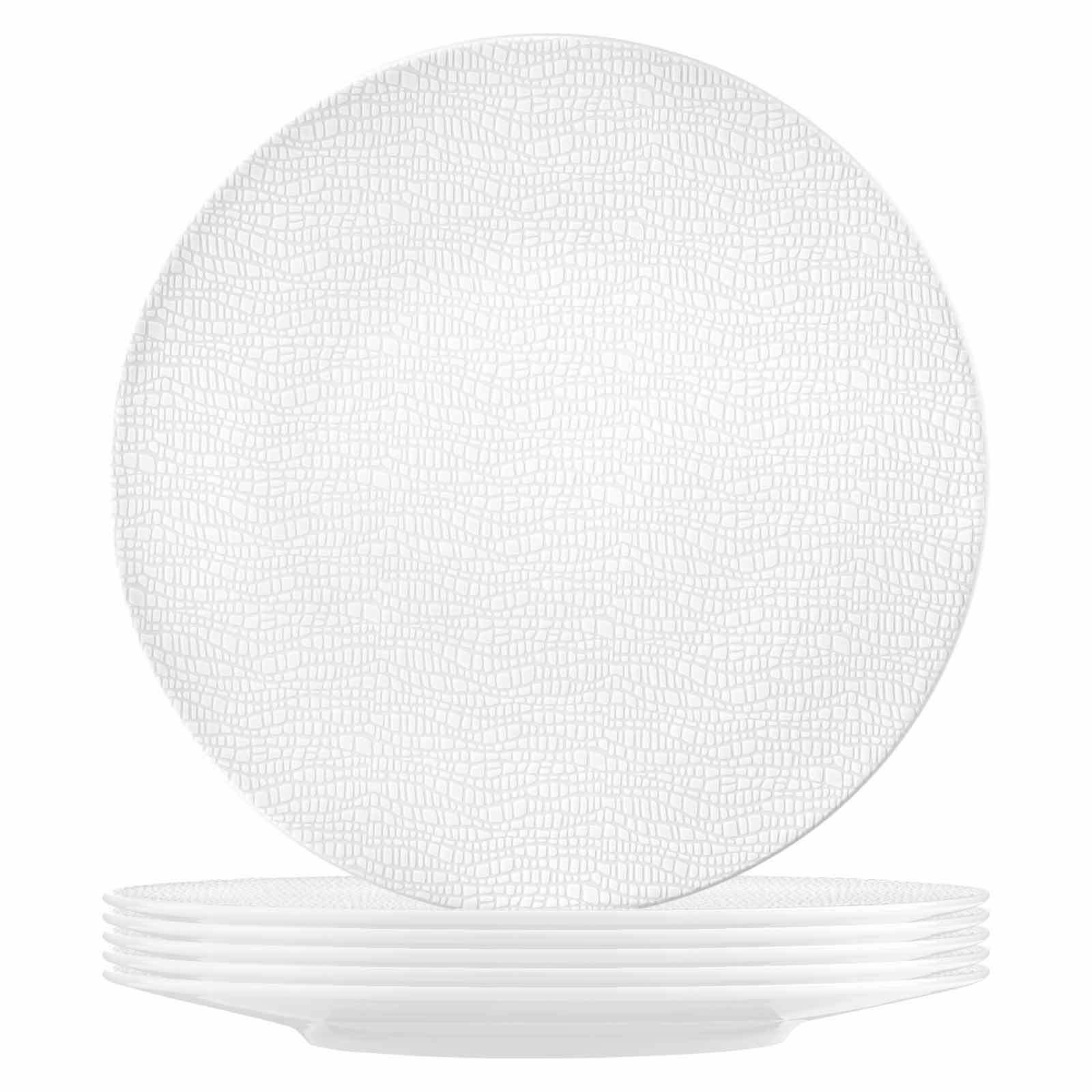 SPEISETELLER Life Fashion Luxury White ø 28,3 cm 6er Set - Weiß, Keramik (28.3cm) - Seltmann Weiden