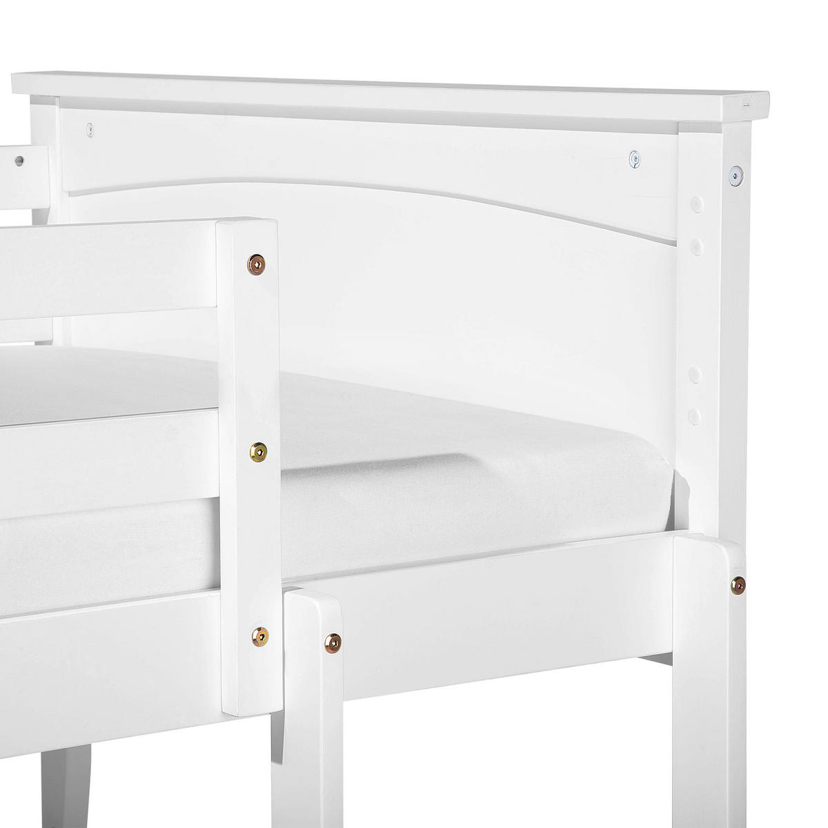 HOCHBETT 90/200cm Weiß Albon - Weiß, Holz (90/200cm) - Beliani
