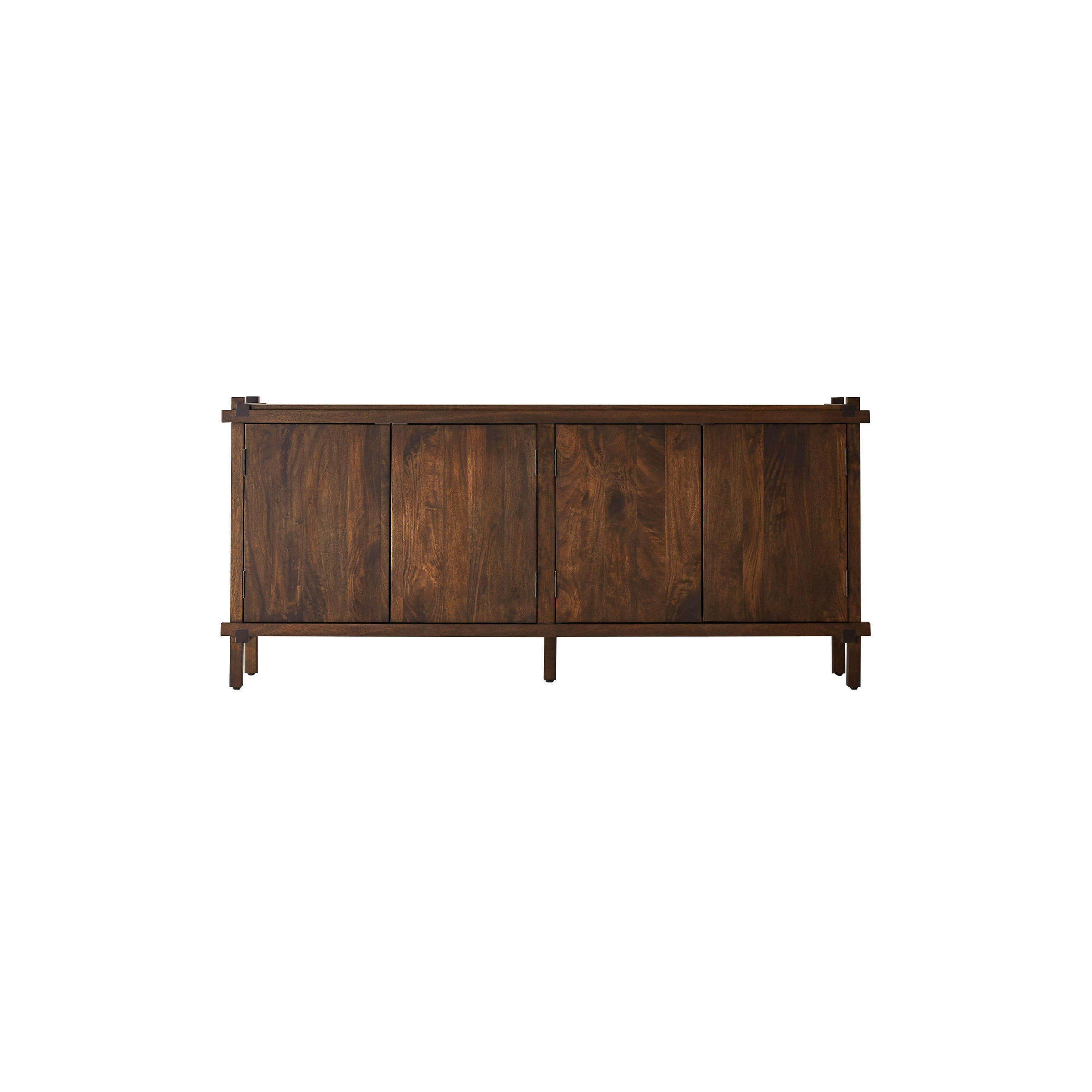SIDEBOARD Arko Braun aus Mango - Braun, Holz (190/86/40cm) - Tikamoon