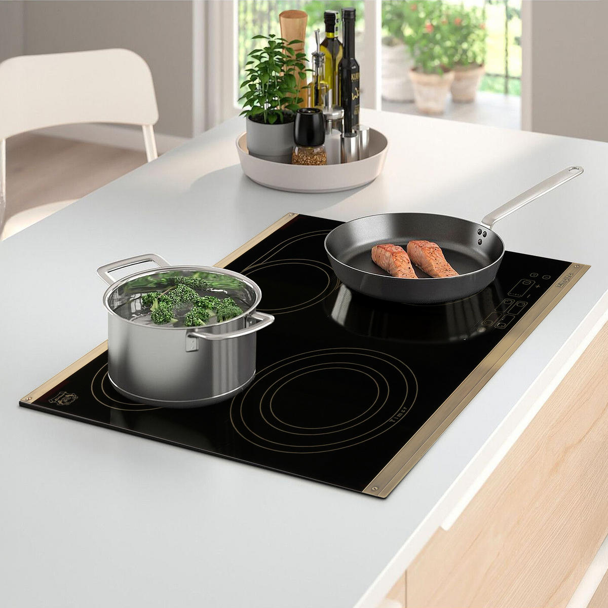 ELEKTRO-KOCHFELD KCT 6185 Em Schwarze Glaskeramik 60 cm - Schwarz, Keramik (58/5.5/54cm) - Kaiser Küchengeräte