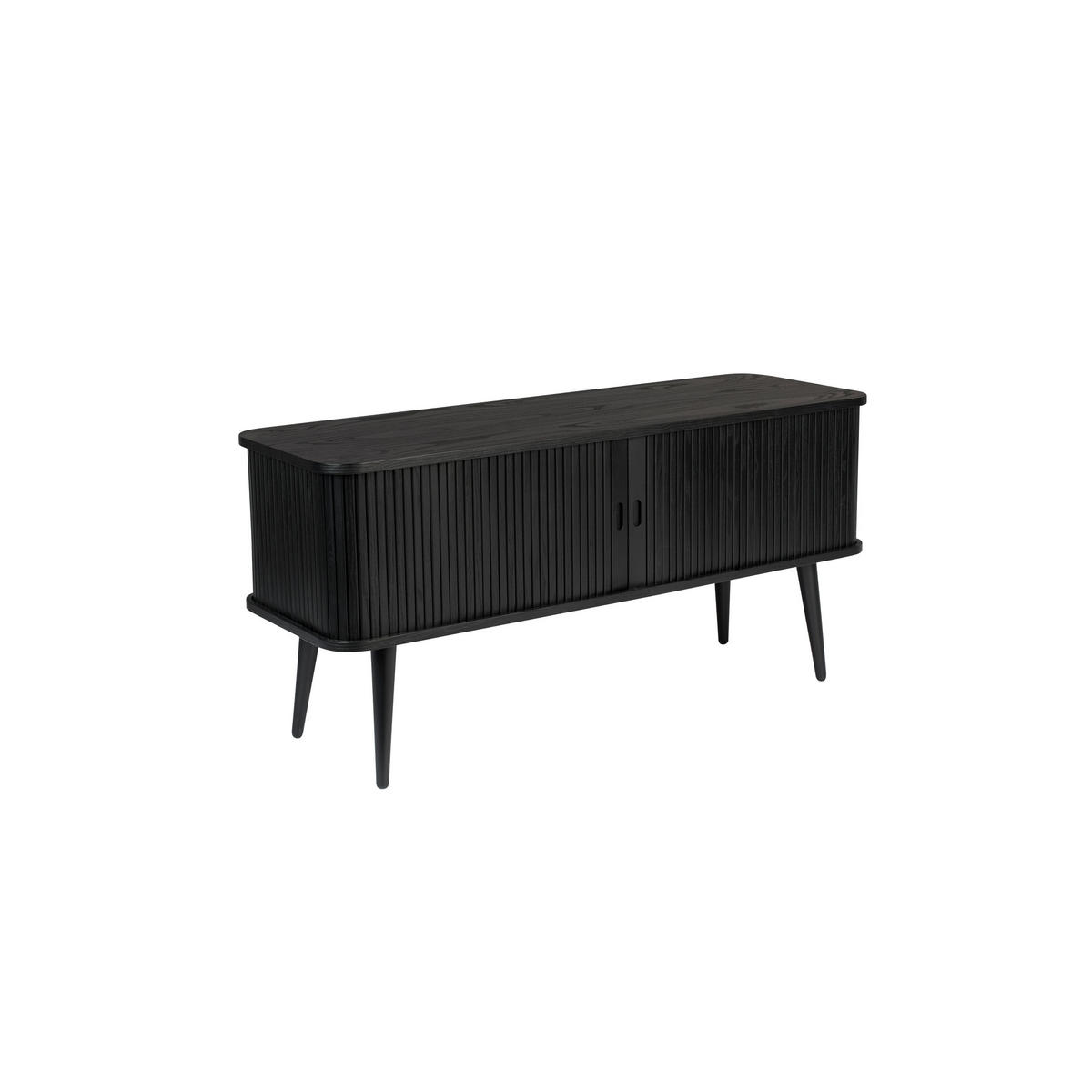 SIDEBOARD Barbier Schwarz - Schwarz, Holzwerkstoff (120/57.5/40cm) - Zuiver