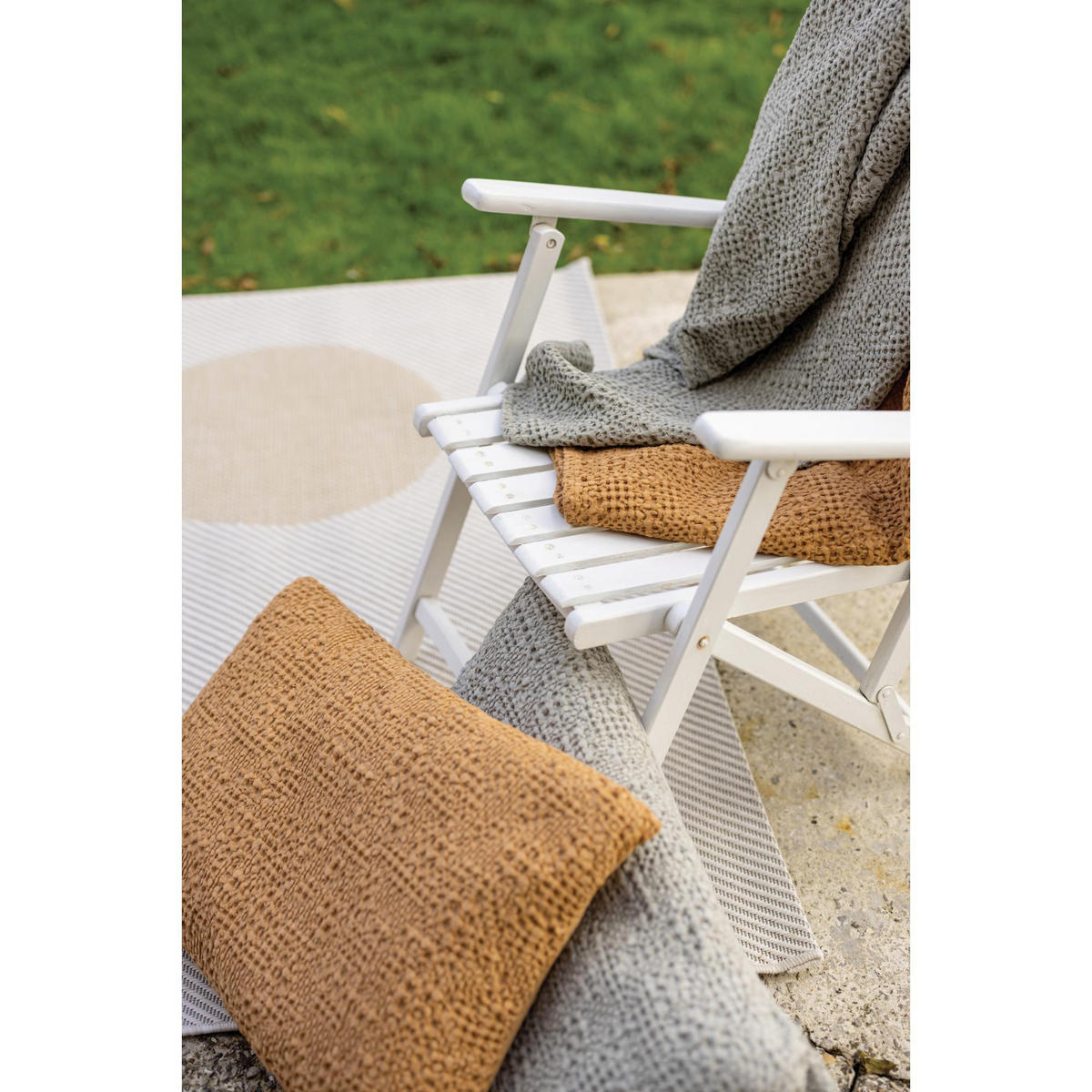BETTÜBERWURF Tana kiefernwald 180 x 260 cm - Kieferfarben, Textil (180/260cm) - Vivaraise