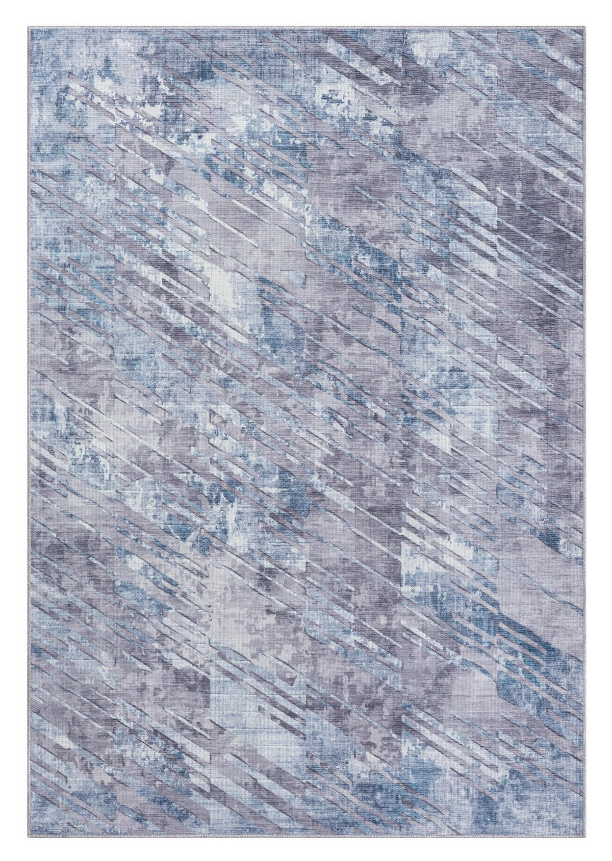 TEPPICH Maris Pastellblau,Silberfarben,Flieder 160/230 cm - Pastellblau, Textil (160/230cm) - My-Rug