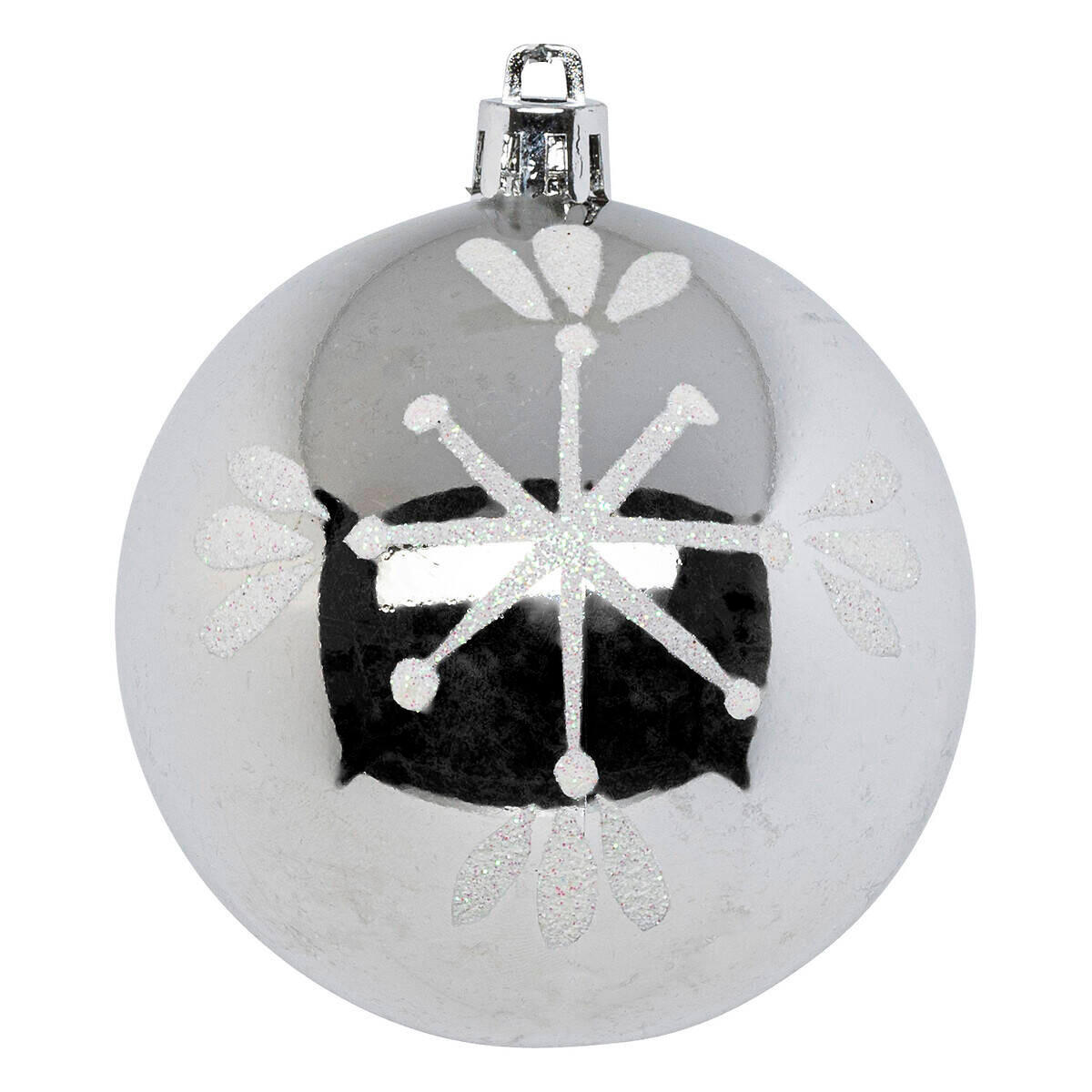 WEIHNACHTSKUGELN Silbern Ø 8 cm - Silberfarben, Kunststoff (8/9.2/8cm) - Atmosphera Createur d´interieur