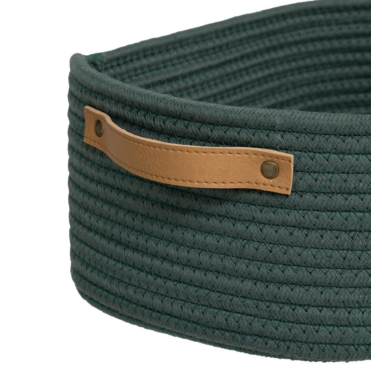 KÖRBE, 3-tlg., Korb, Polyester, Grün - Grün, Kunststoff (25/12/35cm) - 5five Simply Smart