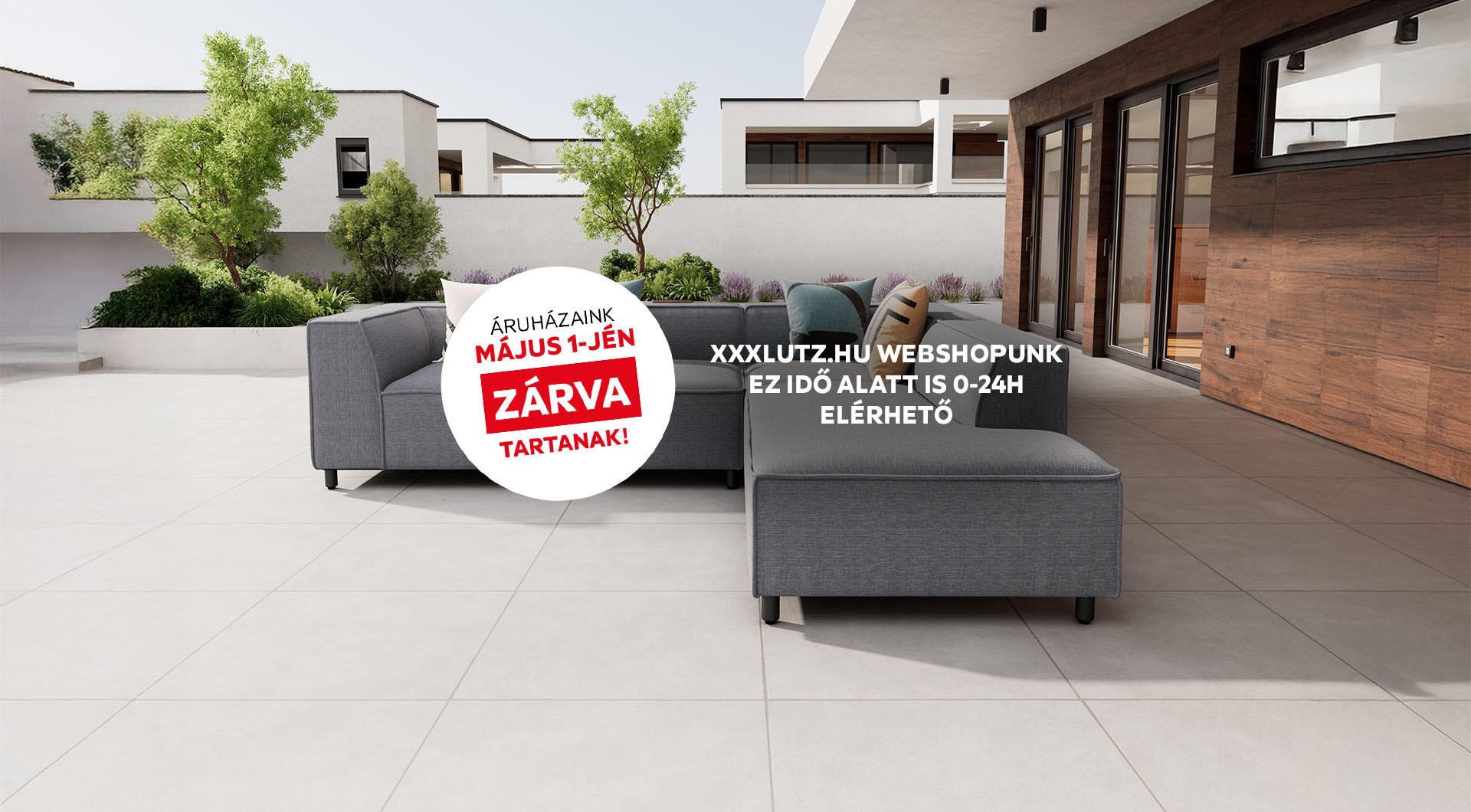 május 1-jén zárva tartunk