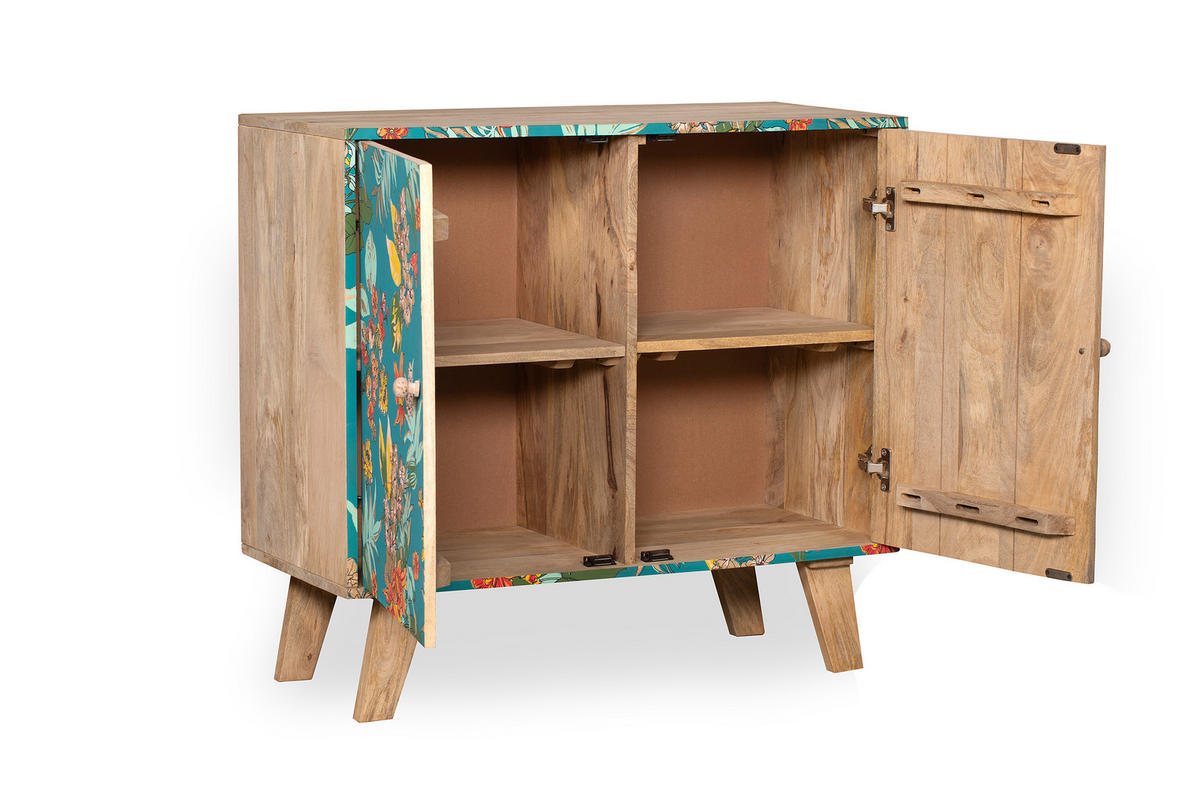 SIDEBOARD Sven Holz Mehrfarbig 85x40x90cm - Multicolor, Holz (40/85/90cm) - DELUKE
