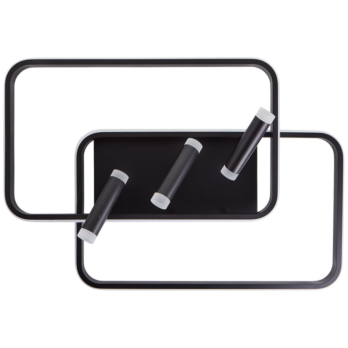 DECKENLEUCHTE Dalida G99581/06 - Schwarz, Metall (45.2/66/14cm) - Brilliant