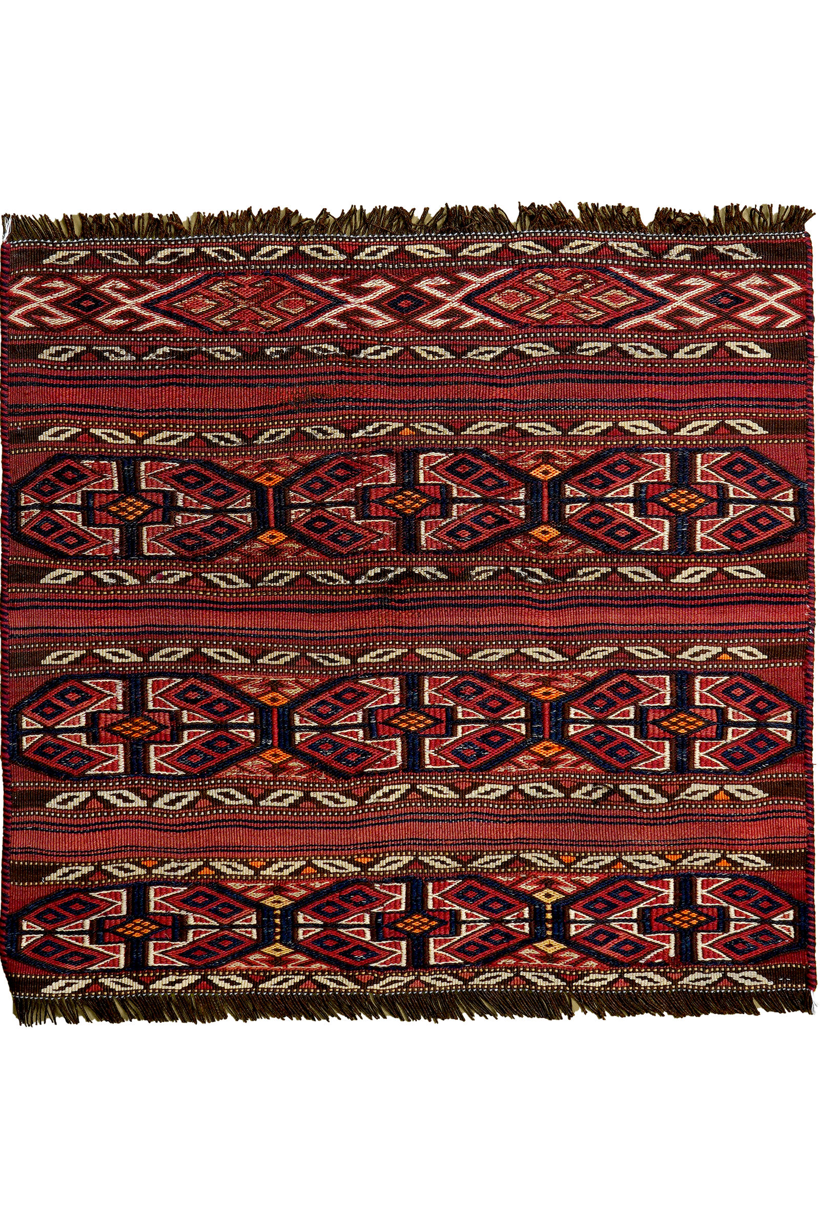 HANDWEBTEPPICH Sumak Shahsavan Mehrfarbig 81/85 cm Schurwolle - Multicolor, Textil (85/81cm) - Looma