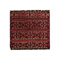 HANDWEBTEPPICH Sumak Shahsavan Mehrfarbig 81/85 cm Schurwolle - Multicolor, Textil (85/81cm) - Looma