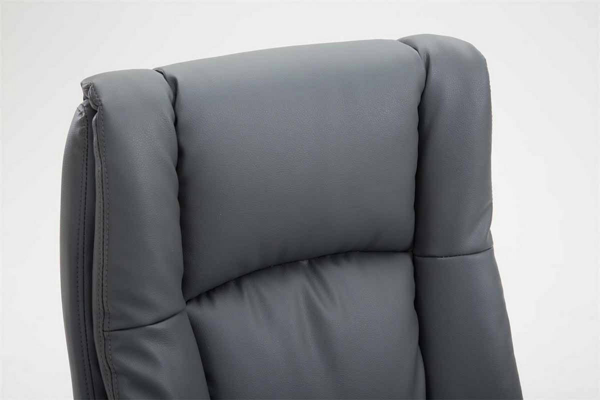 BÜROSTUHL Sportino XL, Kunstleder Grau - Grau, Kunststoff/Textil (66/116/70cm) - TPFLiving