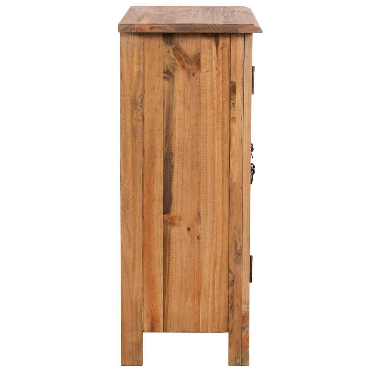 BAD-BEISTELLSCHRANK Massivholz Kiefer 59/32/80 Cm - Braun, Holz (32/80/59cm) - vidaXL