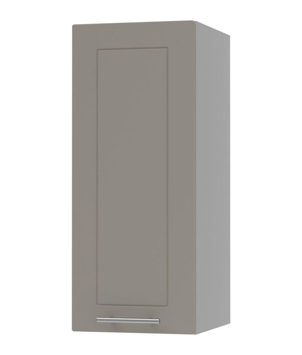 KÜCHENHÄNGESCHRANK Kvantum W2/30 Beige Matt / Grau Matt 30 / 32,5 / 72cm - Beige/Grau, Holz/Holzwerkstoff (30/72/32.5cm) - Feldmann-Wohnen