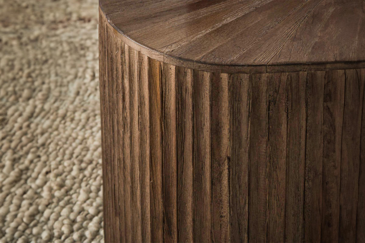 COUCHTISCH-SET INKA Braun Teakholz - Braun, Teakholz/Holz (73/68/31cm) - KAWOLA