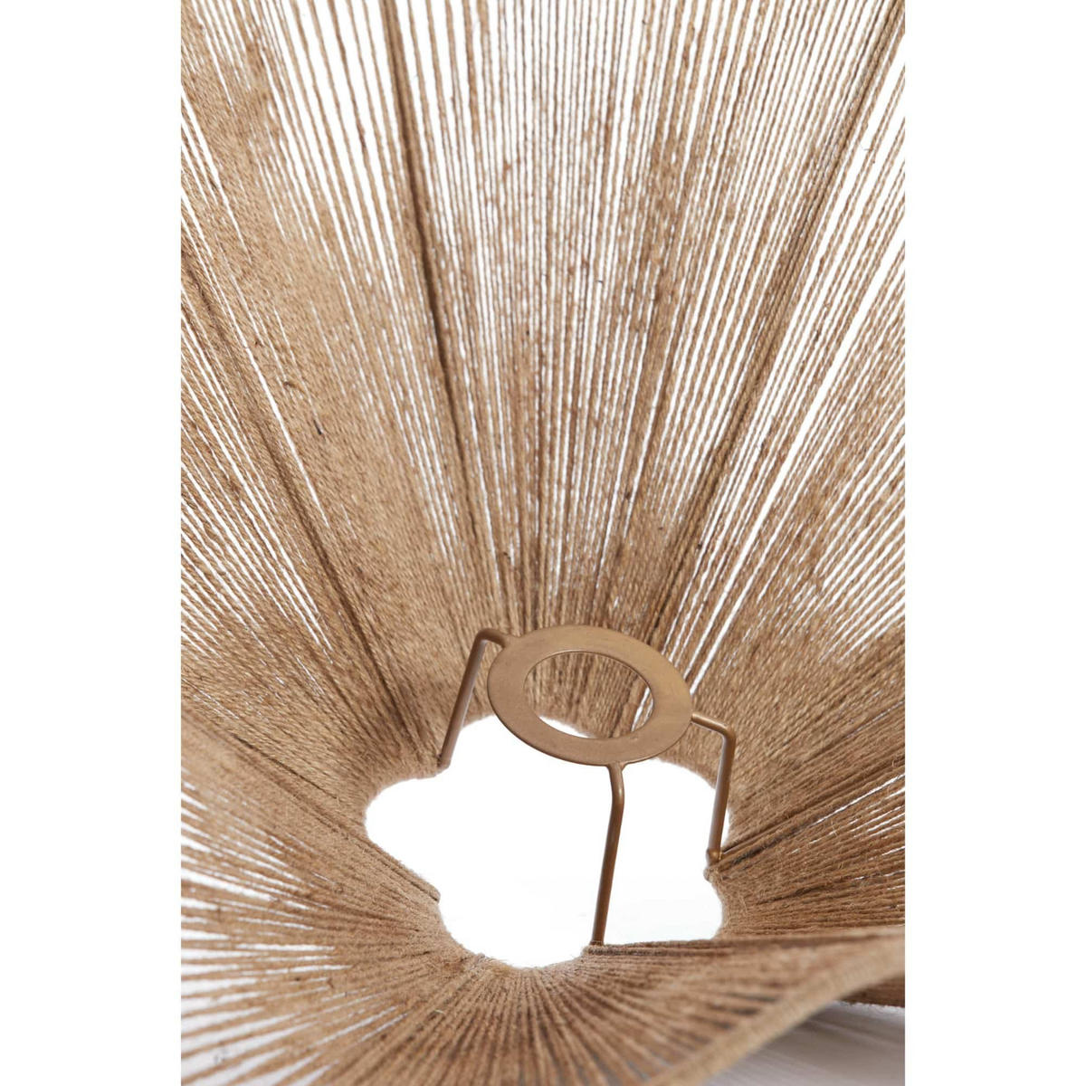 LAMPENSCHIRM Fodara Braun 53/53/29 cm - Braun, Textil (53/53/29cm) - Light & Living