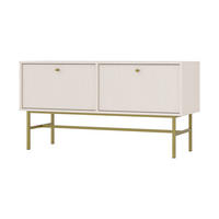 LOWBOARD TORINO 120,6x40,8x62,5 cm mit 2 Türen Beige - Beige, Holzwerkstoff (120.6/62.5/40.8cm) - MASSENO
