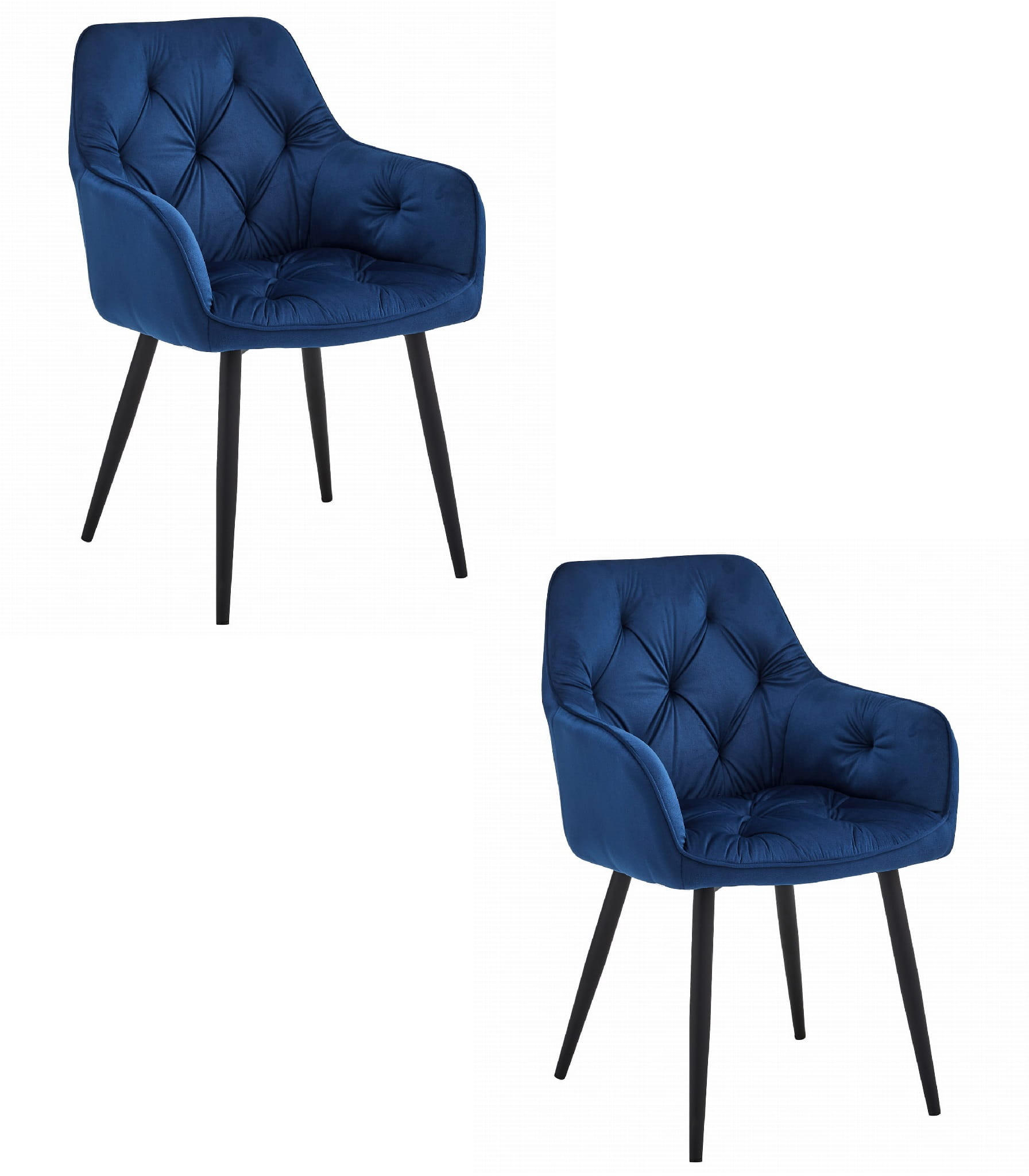 Valora Esszimmerstuhl Dunkelblau 56x83.5x62 cm