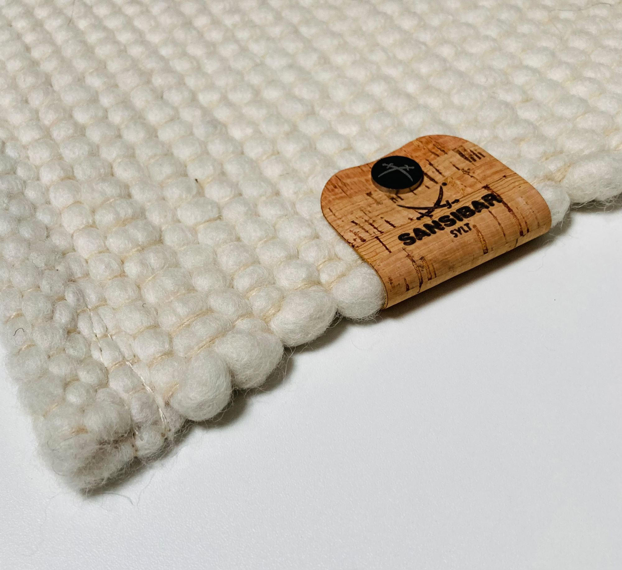 WEBTEPPICH Hörnum 170x240 cm - Weiß, Textil (170/240cm) - Sansibar SYLT