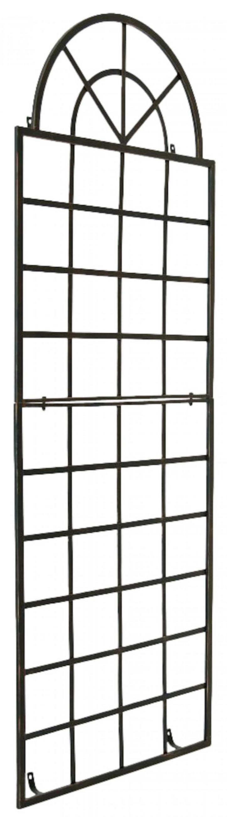 RANKGITTER 2er Set Metall bronze - Bronzefarben, Metall (70/180/1cm) - CLP