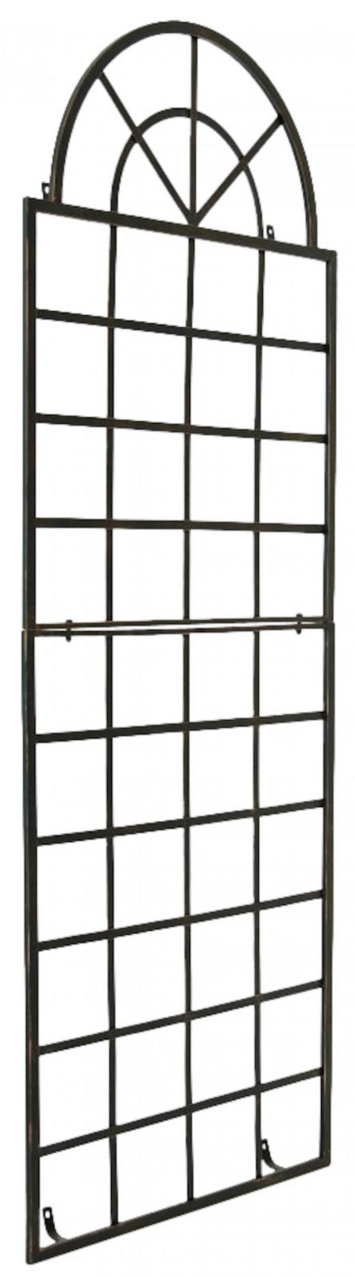 RANKGITTER 2er Set Metall bronze - Bronzefarben, Metall (70/180/1cm) - CLP