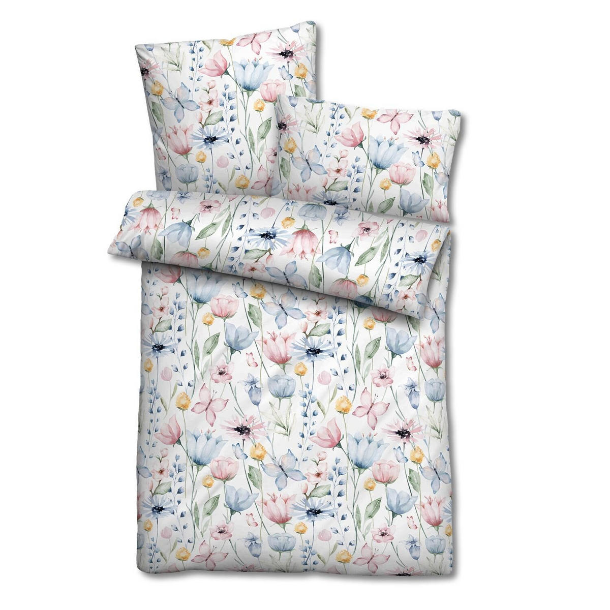 BETTWÄSCHE 135x200 cm - Weiß, Textil (135/200cm)