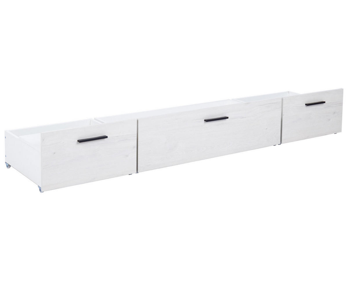 JUGENDBETT Mathea - Eichefarben, Holzwerkstoff/Metall (140/200cm) - arthur berndt