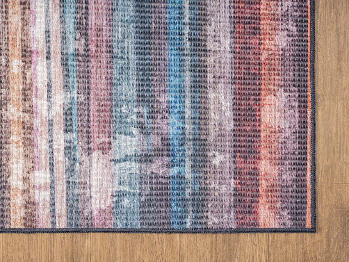 TEPPICH Jasper Bordeaux,Petrol,Rostfarben 160/230 cm - Bordeaux, Textil (160/230cm) - My-Rug