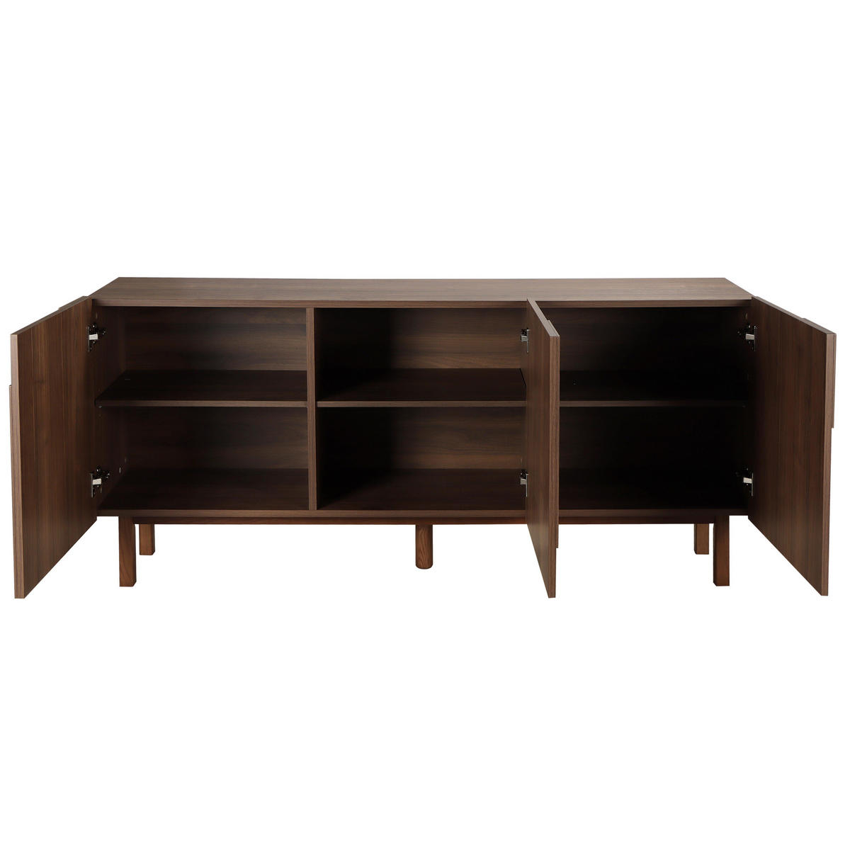 SIDEBOARD, Braun - Braun, Holz (40/75/160cm) - Oviala
