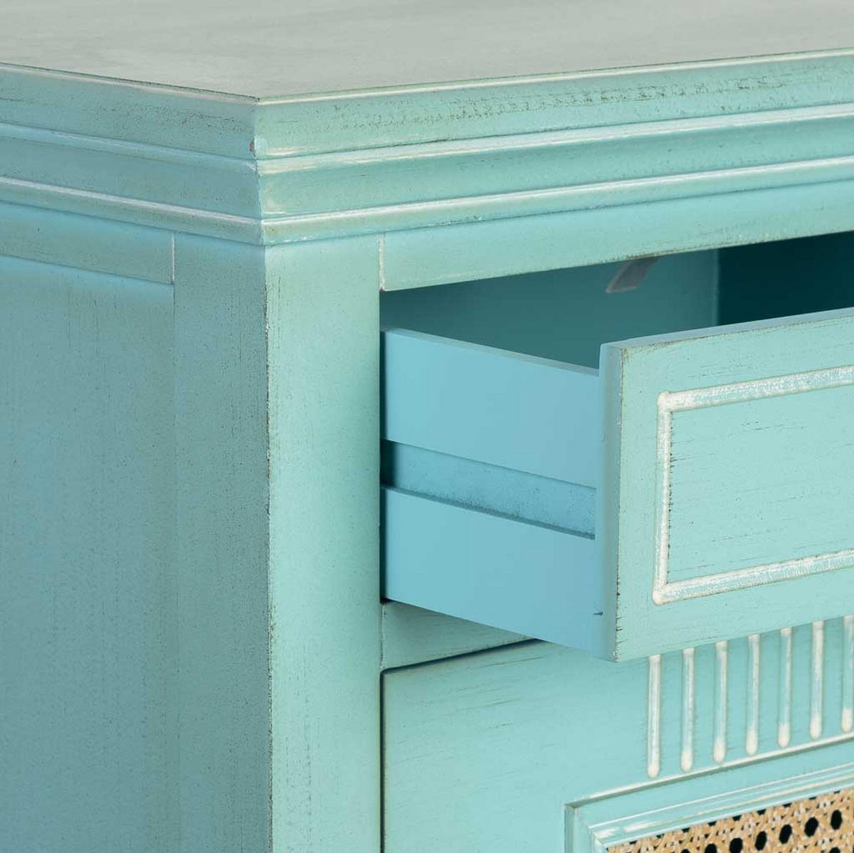 NACHTTISCH aus Holz, 50x36x67cm - Grün, Holz (50/66.5/36cm) - Wanderlust