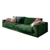 SOFA 3-SITZER MADELINE Smaragdgrün Cord - Smaragdgrün/Dunkelgrün, Textil (290/85/127cm) - KAWOLA