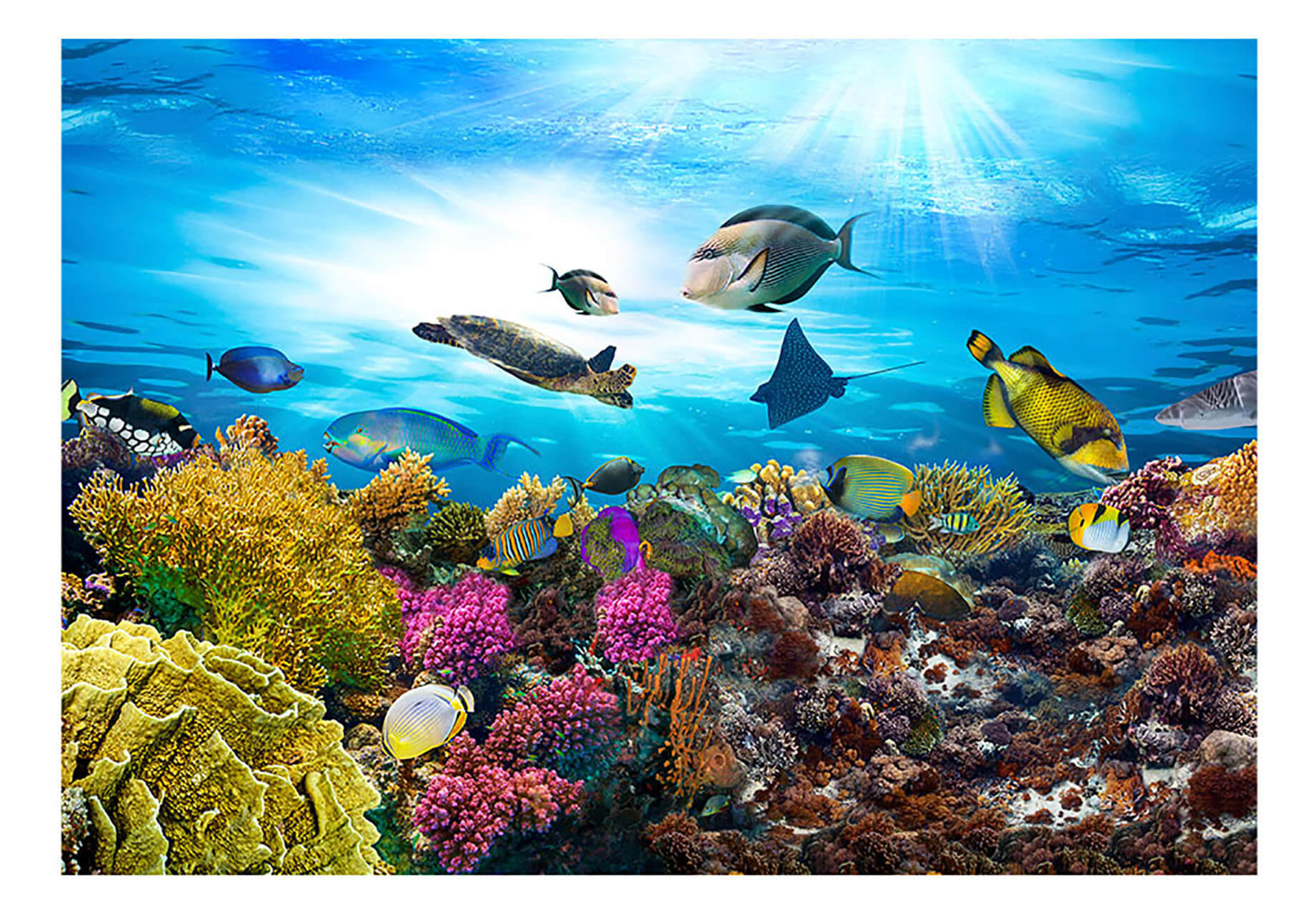 SELBSTKLEBENDE FOTOTAPETE 98/70 cm - Multicolor, Textil (98/1cm) - KUNSTLOFT