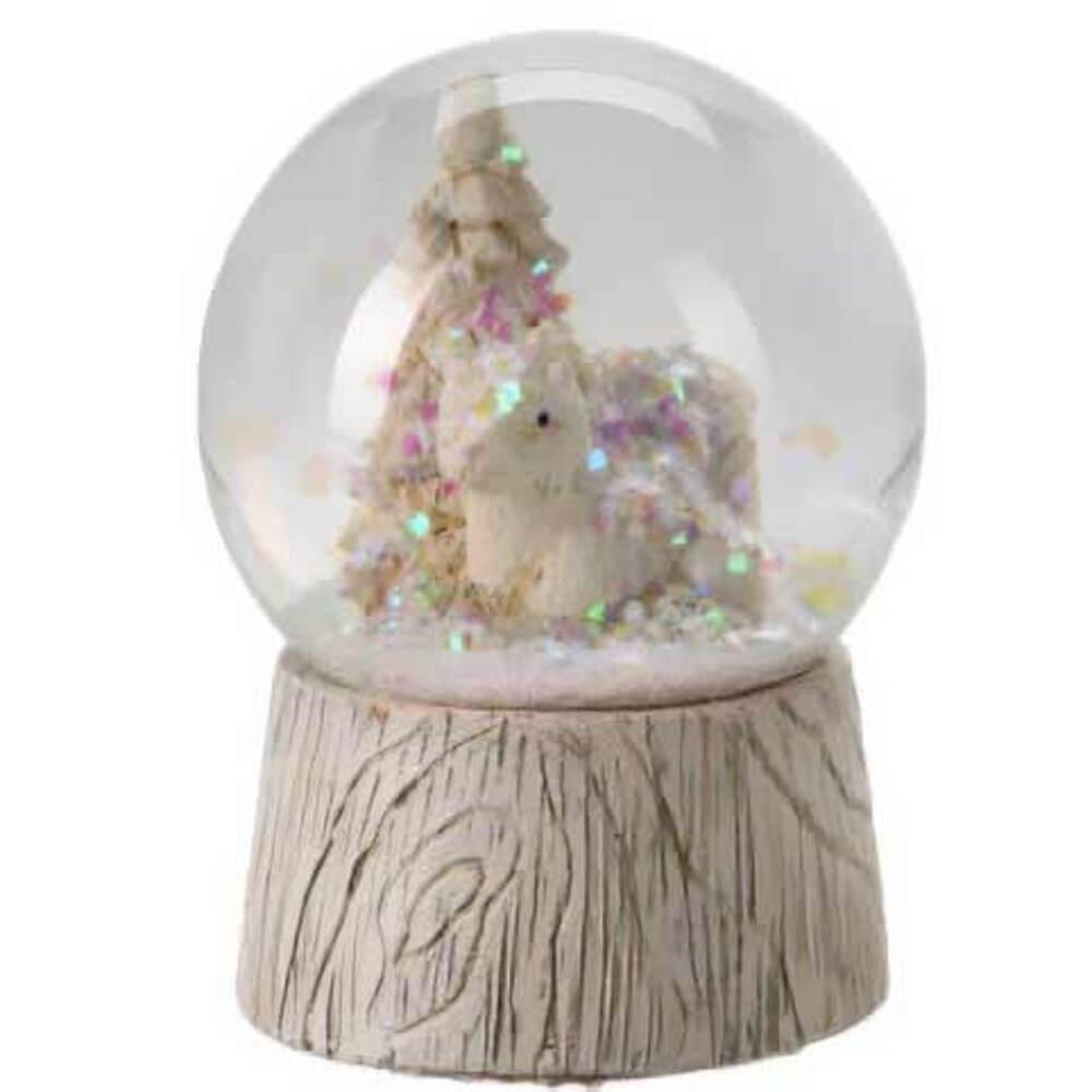 SCHNEEKUGEL Tier 4,5 cm - Beige, Kunststoff (4.5/6/4.5cm) - Home Styling Collection