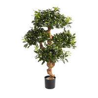 KUNSTBAUM Künstlicher Pittosporum - Pierre 120 cm - Grün, Kunststoff (120cm) - aplanta