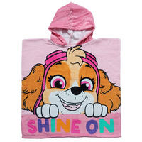 BADEPONCHO Paw Patrol Rosa 50 x 100 cm - Rosa, Textil (Einheitsgrößenull) - Paw Patrol