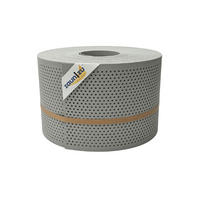 SICHTSCHUTZSTREIFEN PP Premium Gelocht 20 Prozent Streifen Steingrau 50m - Graubraun, Kunststoff (5000/19cm) - ZAUN|ZU
