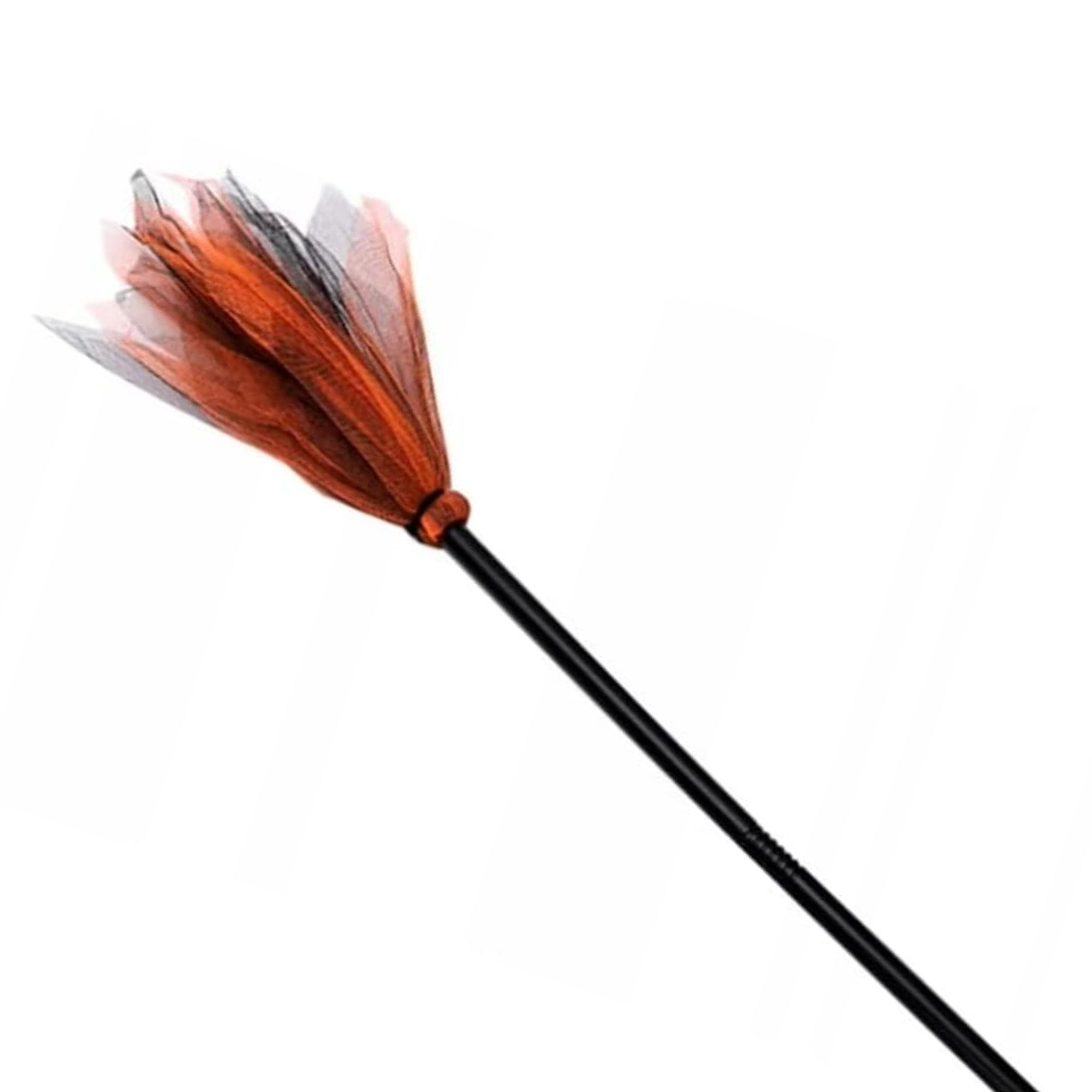 HEXENBESEN Halloween Orange - Orange, Kunststoff (87/4/87cm) - KRUMAD