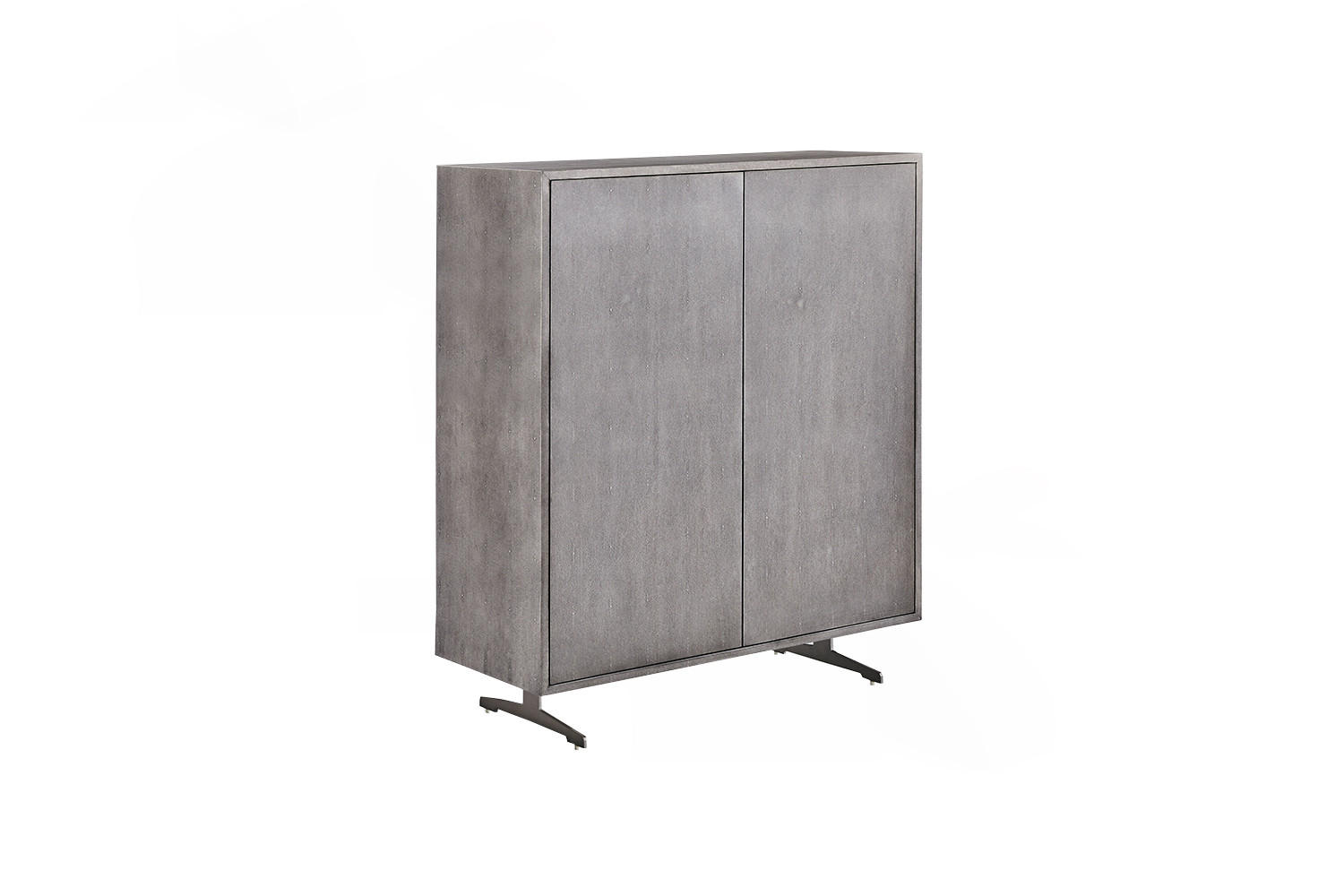HIGHBOARD GALA Grau Holz - Grau, Holz/Metall (100/120/40cm) - KAWOLA