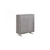 HIGHBOARD GALA Grau Holz - Grau, Holz/Metall (100/120/40cm) - KAWOLA