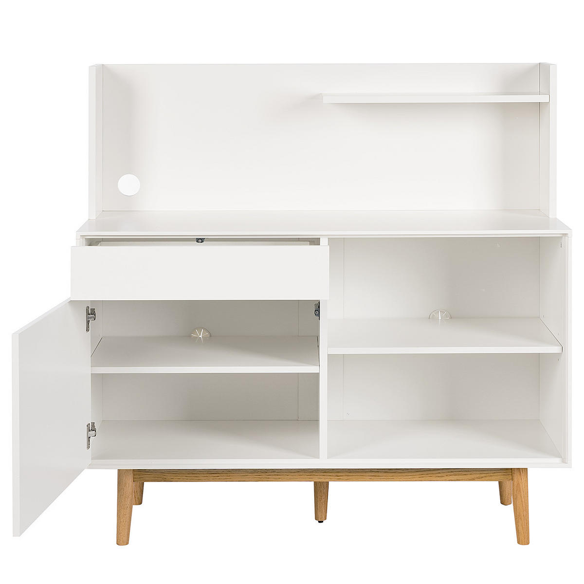 KÜCHENSCHRANK - Weiß, Holz/Holzwerkstoff (120/119/45cm) - home24