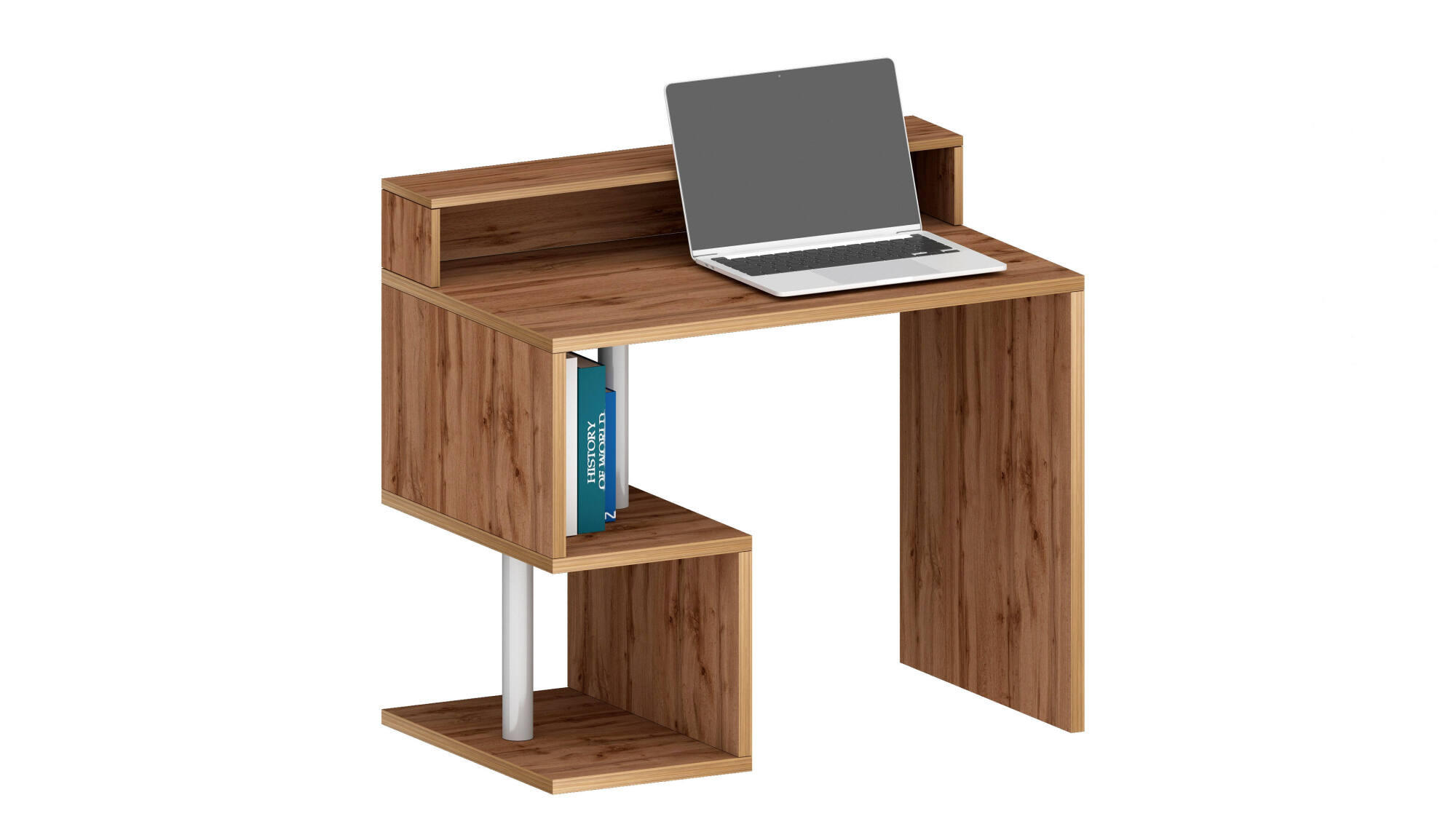 SCHREIBTISCH Eiche 50/100/93 cm - Braun, Holzwerkstoff (50/100/93cm) - DMORA