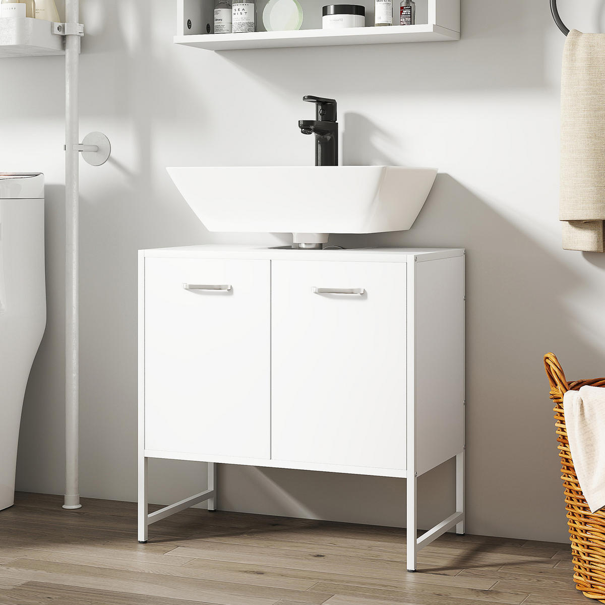 HÄNGESCHRANK Weiß 1 Stück - Weiß, Kunststoff (60/60.5/33cm) - GiPP