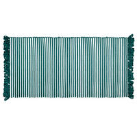 HANDGEWEBTER Läufer 60x120 cm Smaragd - Smaragdgrün, Naturmaterialien/Textil (60/120cm) - Lashuma