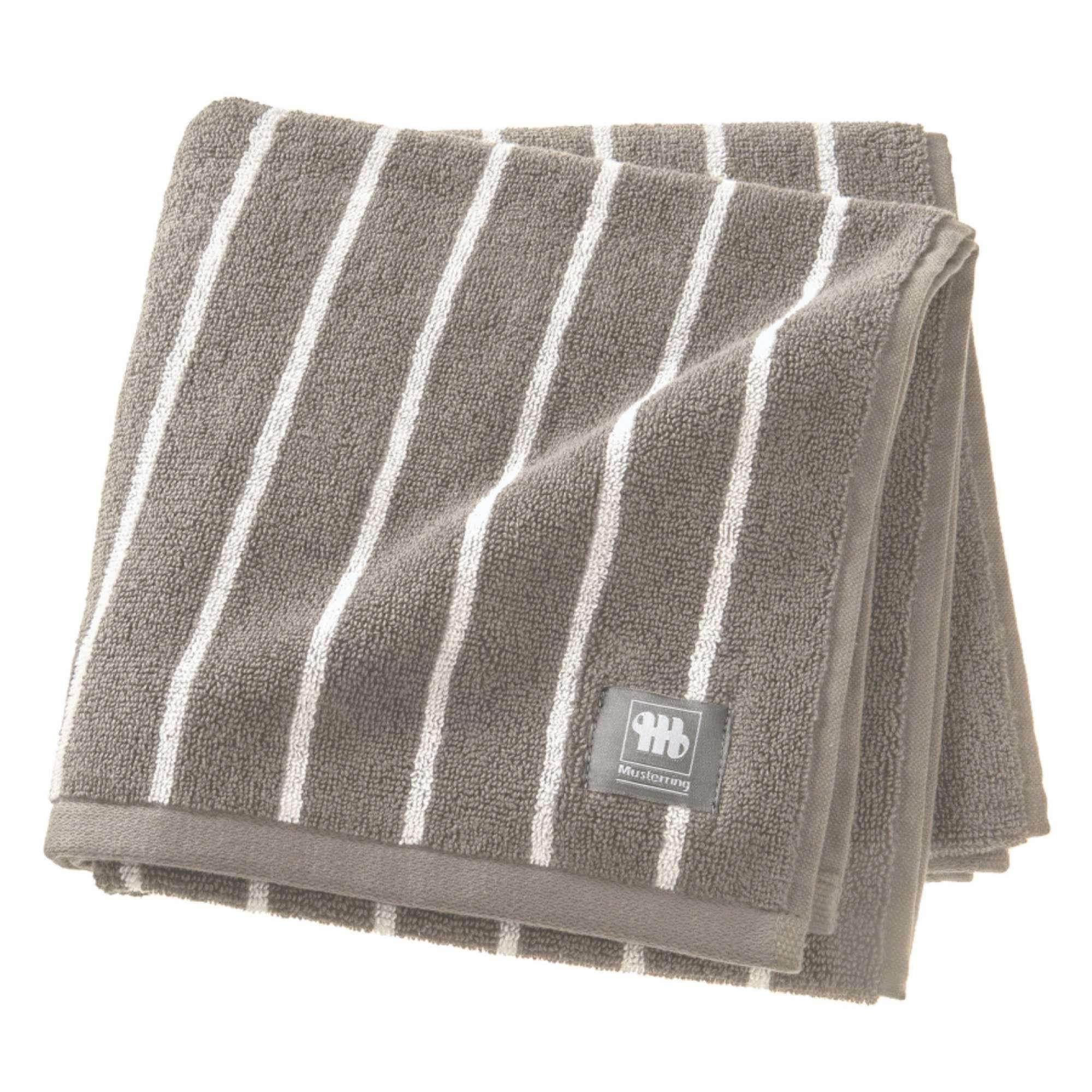 HANDTUCH NEEDLESTRIPE - Grau, Textil (50/100cm) - Musterring