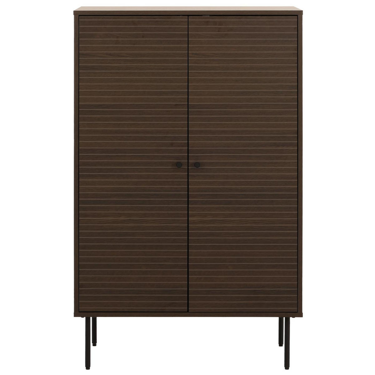 HIGHBOARD Dunkelbraun - Dunkelbraun, Holz (80/130/40cm) - MCW