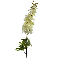 UMĚLÁ KVĚTINA Viridis, ostrožka - krémová, plast (85cm) - Mondex