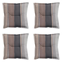 SITZKISSEN Nox - Mehrfarbig - 50/50/7 cm - 4er-Set - Multicolor, Textil (50/7/50cm) - Madison